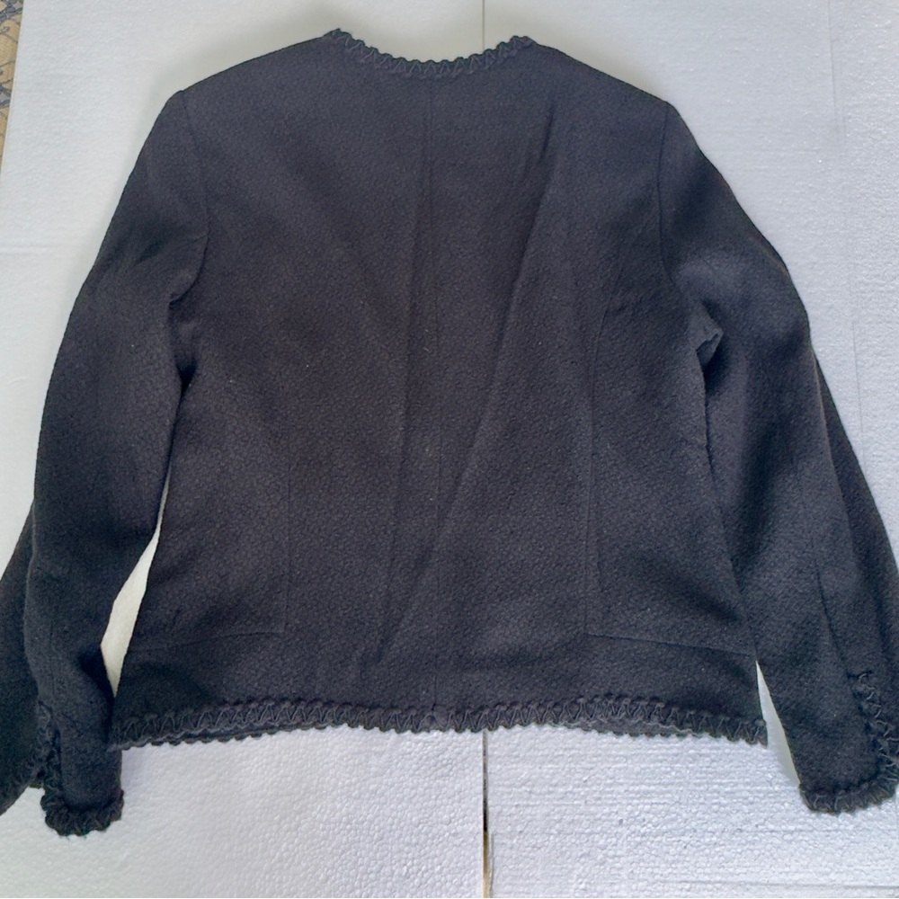 Black Textured Jacket - Picture 10 of 10